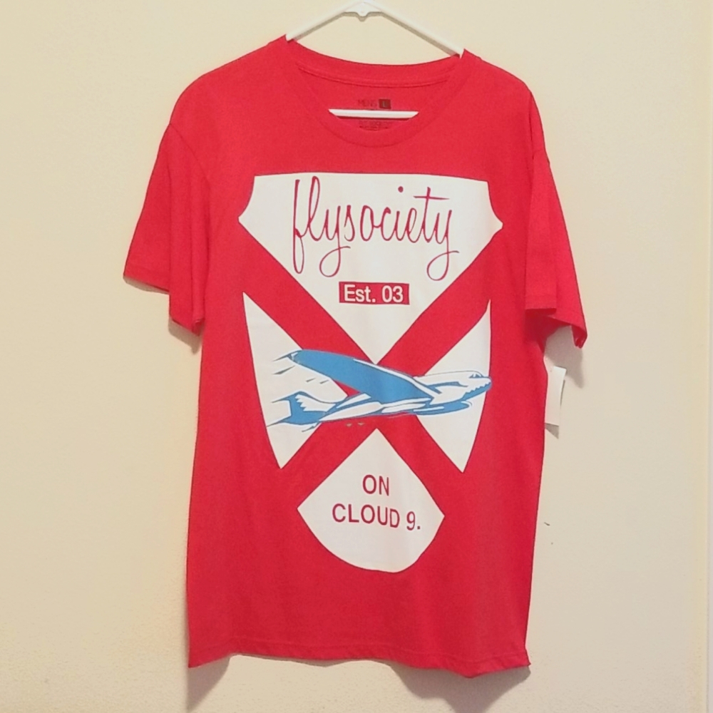 Brand new never worn large Fly Society tee shirt.